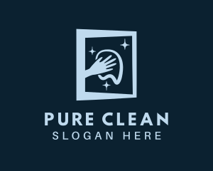 Glove Window Cleaning logo design