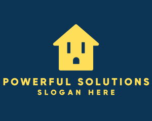 Yellow Socket House logo design