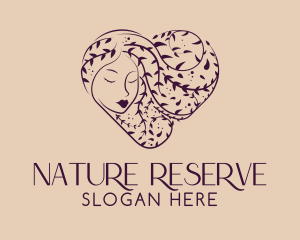 Natural Heart Beauty Spa logo design