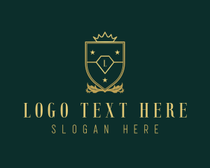 Luxury Fashion Shield logo