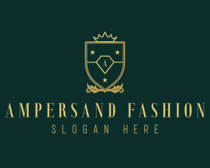 Luxury Fashion Shield logo design