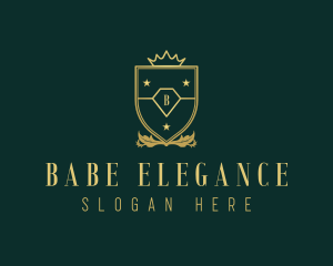 Luxury Fashion Shield logo design