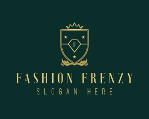 Luxury Fashion Shield logo design