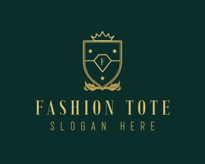 Luxury Fashion Shield logo design