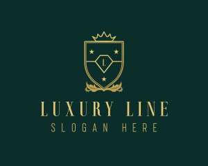 Luxury Fashion Shield logo design