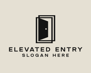 Interior Doorway Door logo design