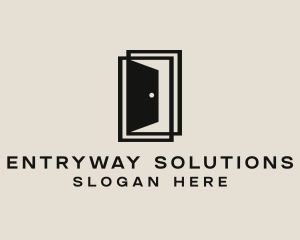 Interior Doorway Door logo design