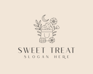 Flower Cookie Confectionery logo design