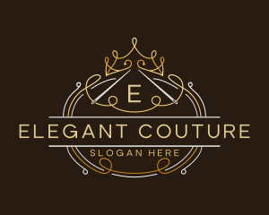 Needle Crown Tailor logo design