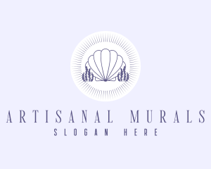 Coral Clam Shell logo design