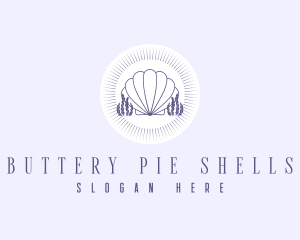 Coral Clam Shell logo design