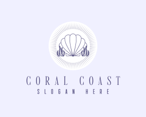 Coral Clam Shell logo