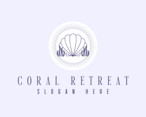 Coral Clam Shell logo