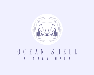 Coral Clam Shell logo design