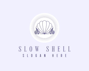 Coral Clam Shell logo design