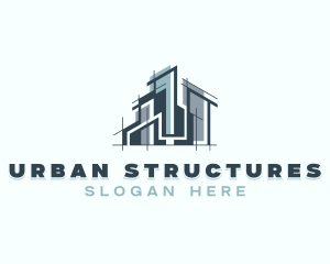 Building Property Structure logo design