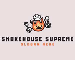 Smoked Chef Fire Grill logo