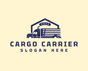 Cargo Trailer Truck logo design