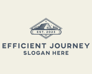 Forest Cabin Roofing logo design