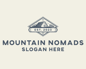 Forest Cabin Roofing logo design