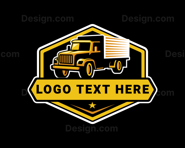 Truck Cargo Moving Logo