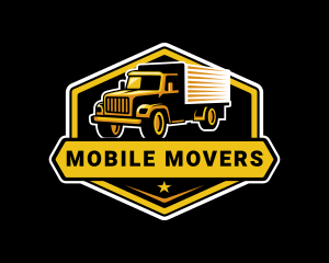 Truck Cargo Moving logo design