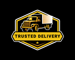 Truck Cargo Moving logo design