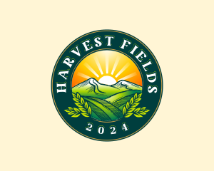 Farm Agriculture Field logo design