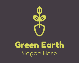 Green Seedling Shovel logo