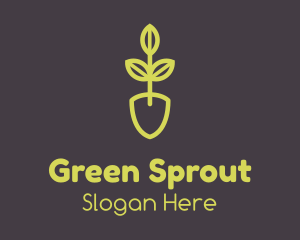 Green Seedling Shovel logo