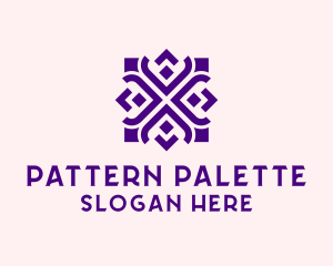 Square Floral Pattern  logo