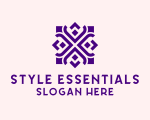 Square Floral Pattern  logo