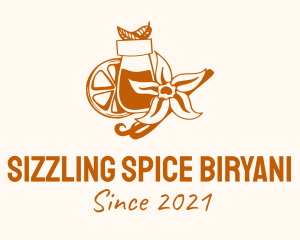 Star Anise Herb Spice logo design