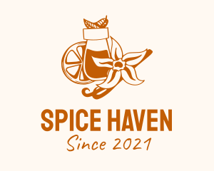 Star Anise Herb Spice logo design