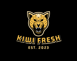 Wild Cheetah Cat logo design