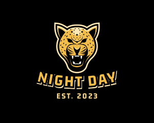 Wild Cheetah Cat logo design