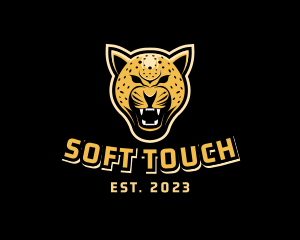 Wild Cheetah Cat logo design