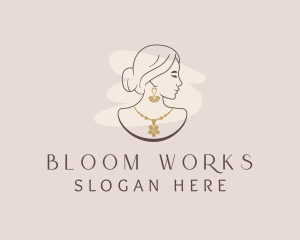 Fashion Woman Jewelry  Logo