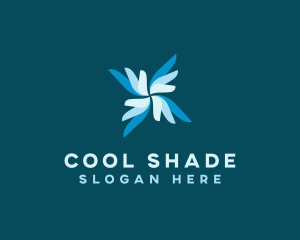 Ventilation Fan Cooling logo design