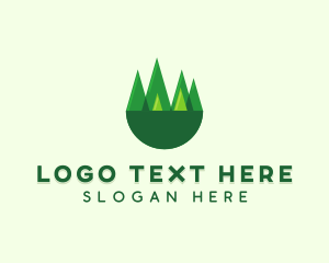 Modern Forest Trees logo