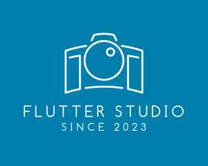 Minimalist Camera Studio logo design