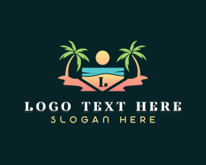 Ocean Tropical Beach logo