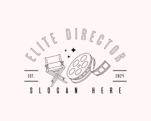 Cinema Reel Director logo design