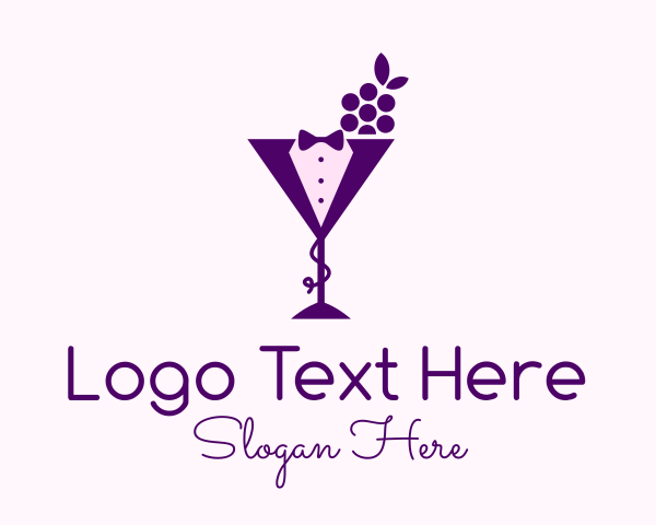 Grape logo example 2