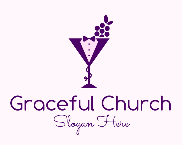 Grape logo example 2