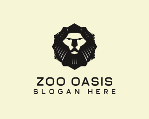 Lion Mane Zoo logo design