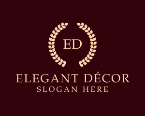 Elegant Wreath Business logo design