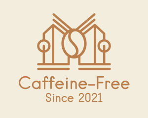 Coffee House Line Art logo design