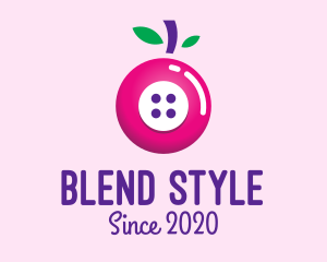 Fruit Berry Button logo design