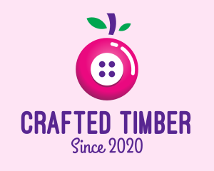 Fruit Berry Button logo design